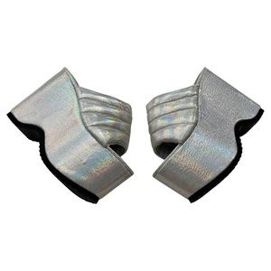 Dolls Kill Platform Holographic Platform Rave  Club Shoes Lemon Drop Privileged